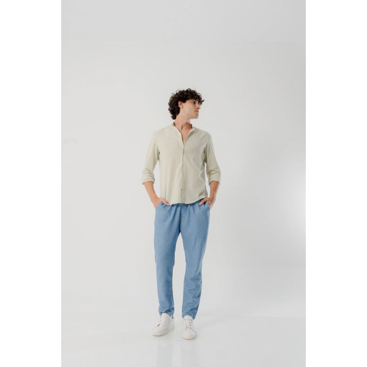 pantalon Relaxed fit  Bleu