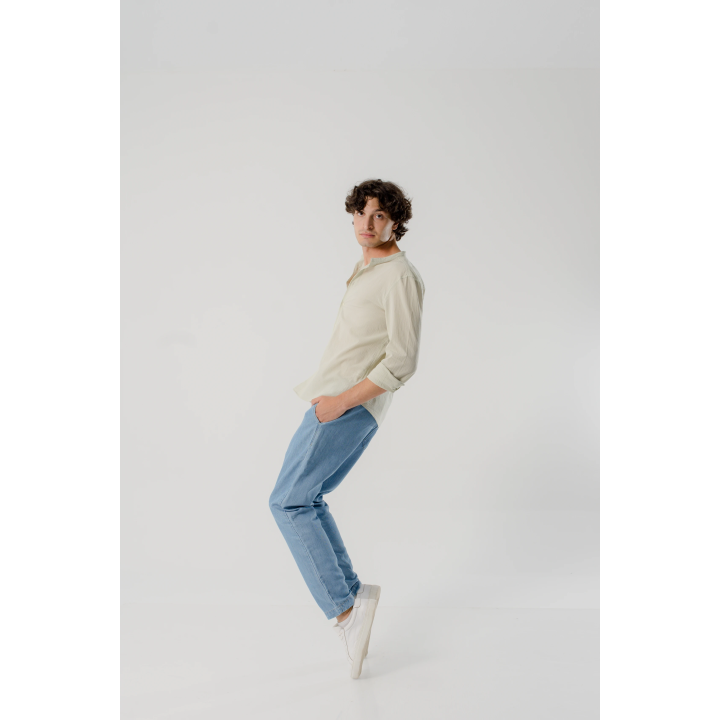 pantalon Relaxed fit  Bleu