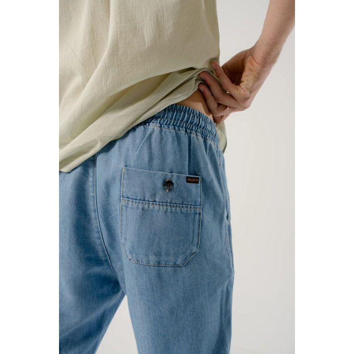 pantalon Relaxed fit  Bleu