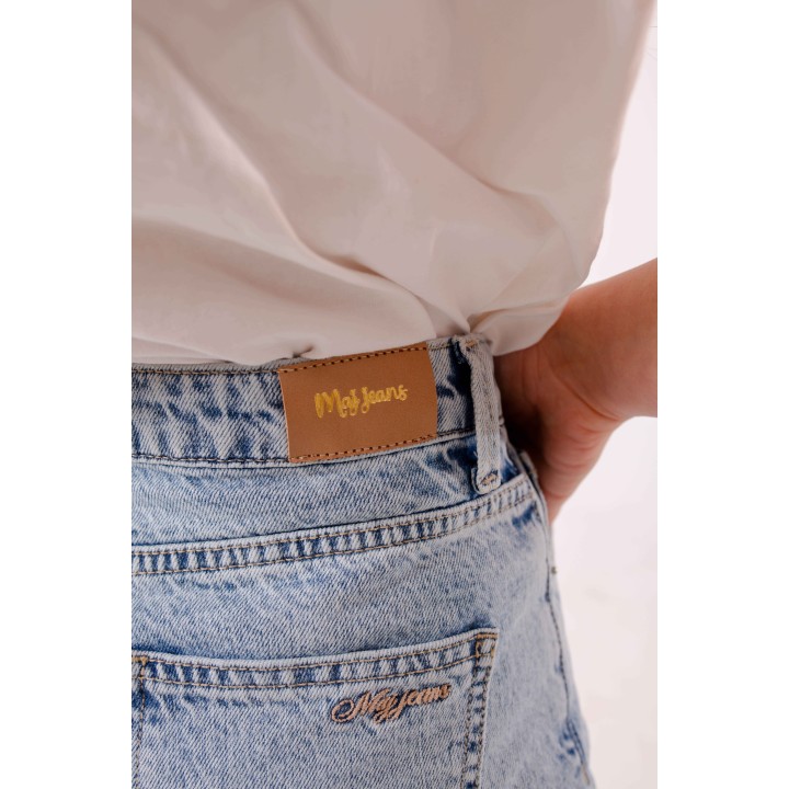 pantalon femme 5 poche wide-leg