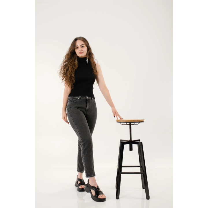 Pantalon Femme Mom Fit – Coupe Confortable & Style Vintage