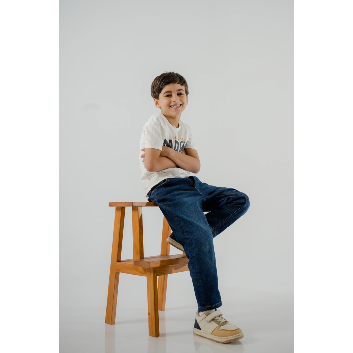 Pantalon Garçon Boyfriend-Fit