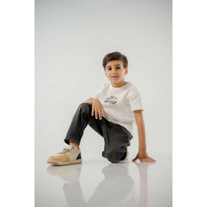 Pantalon Garçon Boyfriend-Fit