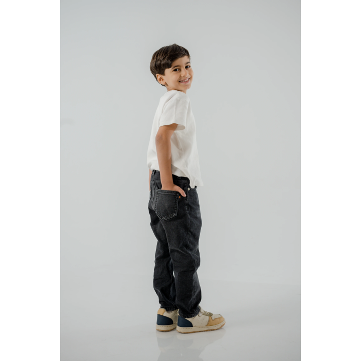 Pantalon Garçon Boyfriend-Fit