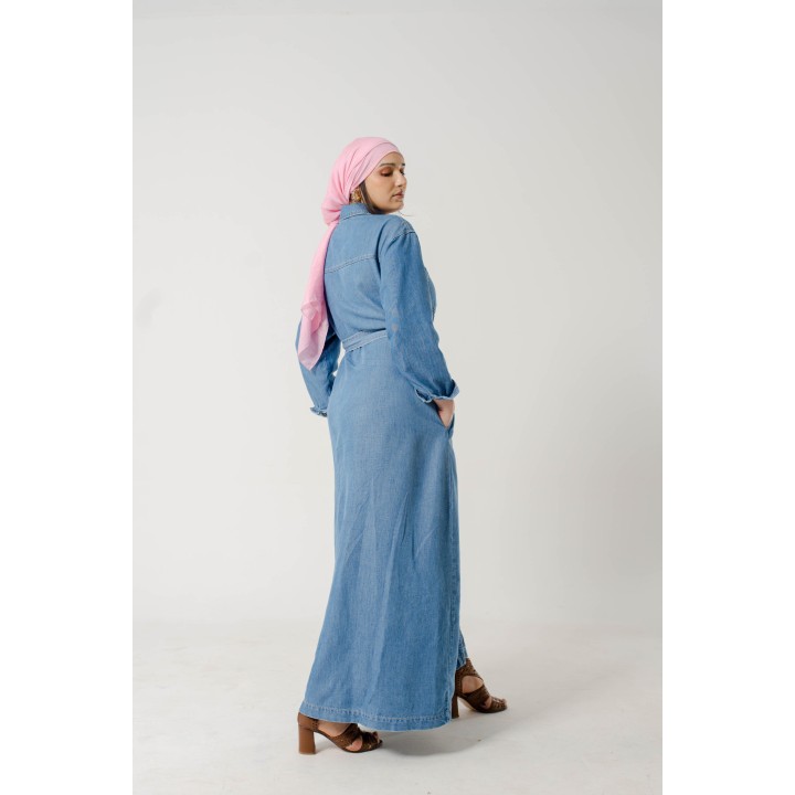 Robe Chemise Longue – Boutonnée & Élégante