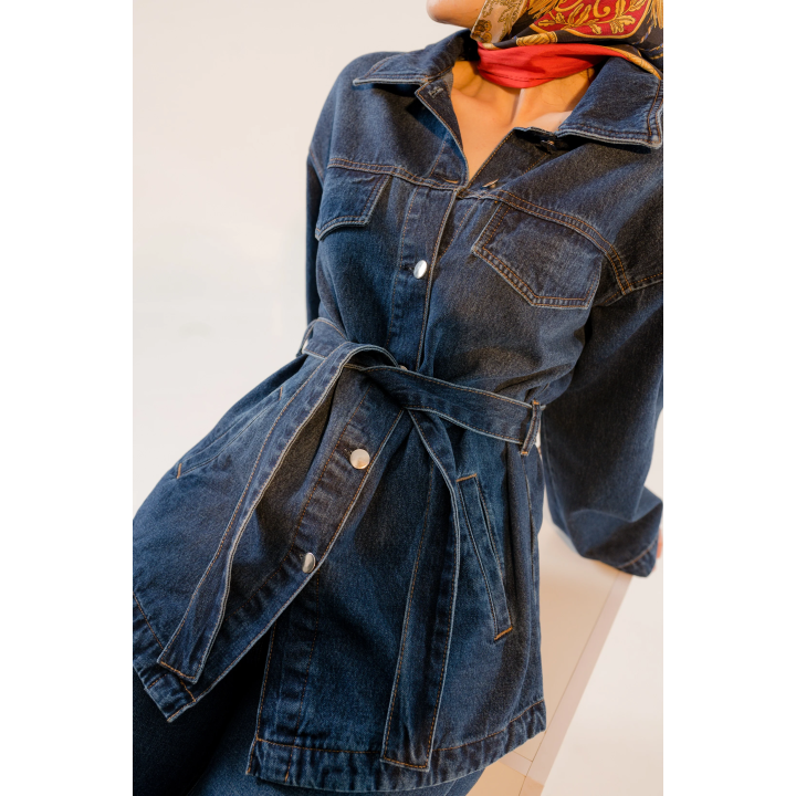 Ensemble Femme en Jean – Veste Oversize & Jean Wide-Leg