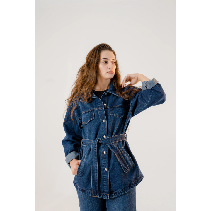 Ensemble Femme en Jean – Veste Oversize & Jean Wide-Leg