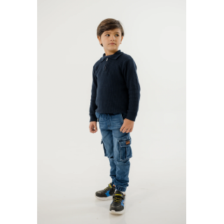 PANTALON DE JOGGING CARGO EN JEAN