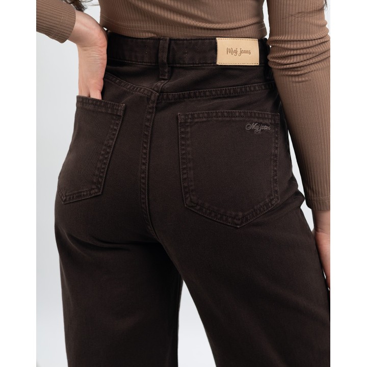 wide-leg super taille haute