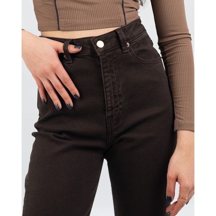 Pantalon droite super taille haute