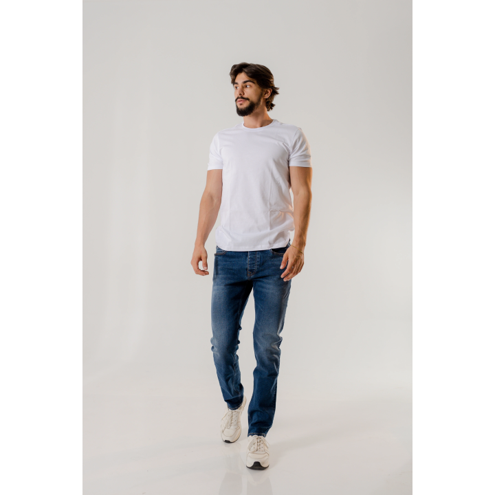 Pantalon homme 5 poche demi droite