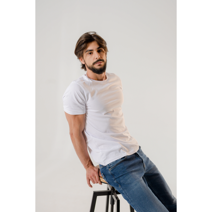 Pantalon homme 5 poche demi droite