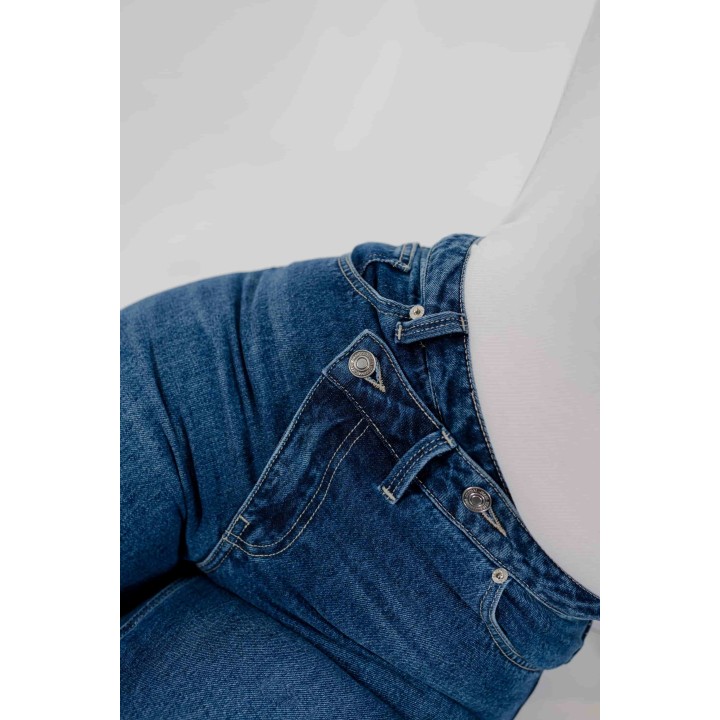 Pantalon bouton croisé