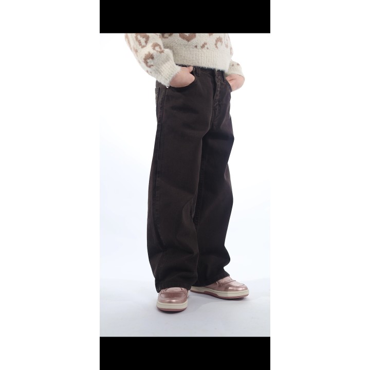 Pantalon Fille Coupe Large – Confort & Style Tendance