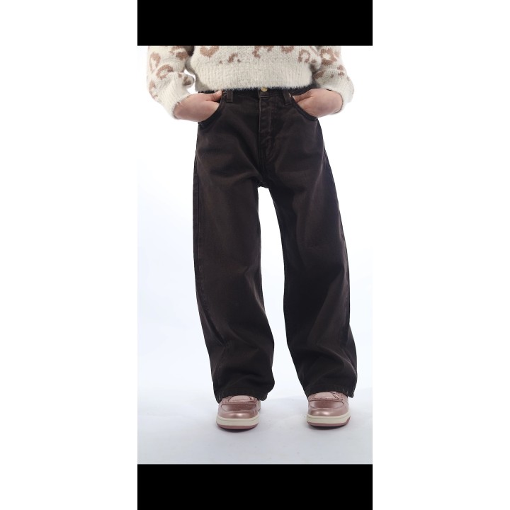 Pantalon Fille Coupe Large – Confort & Style Tendance