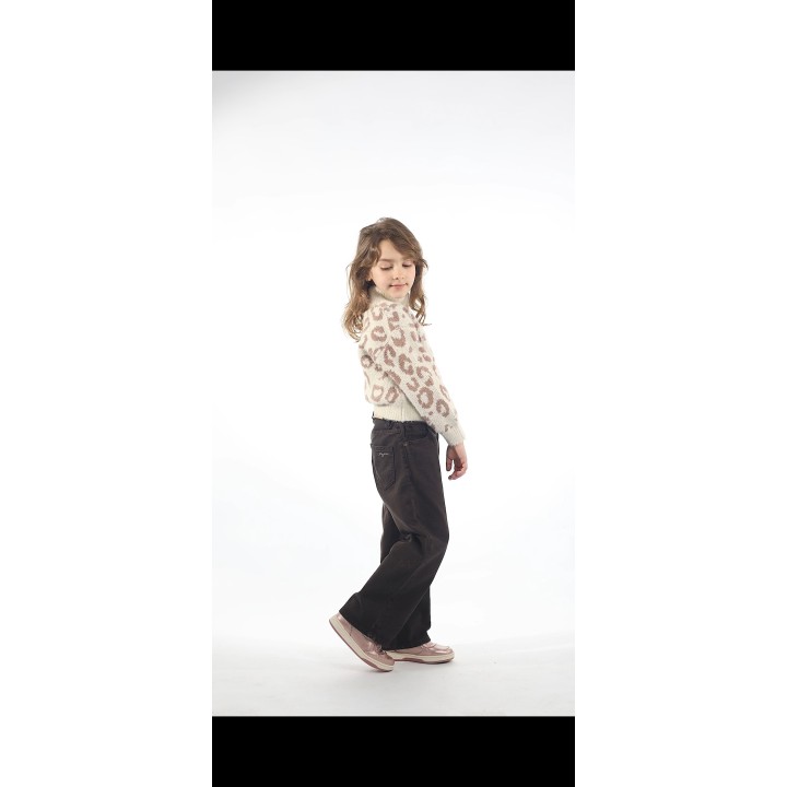Pantalon Fille Coupe Large – Confort & Style Tendance