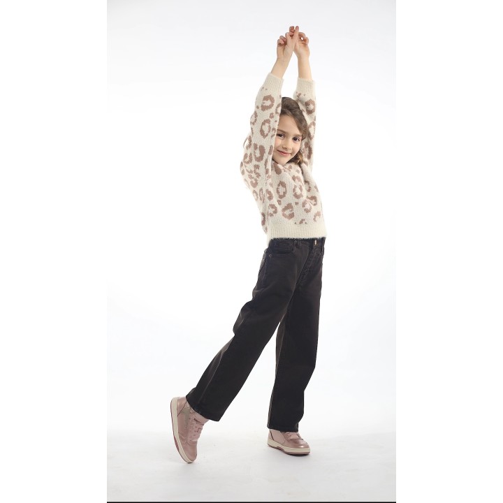 Pantalon Fille Coupe Large – Confort & Style Tendance
