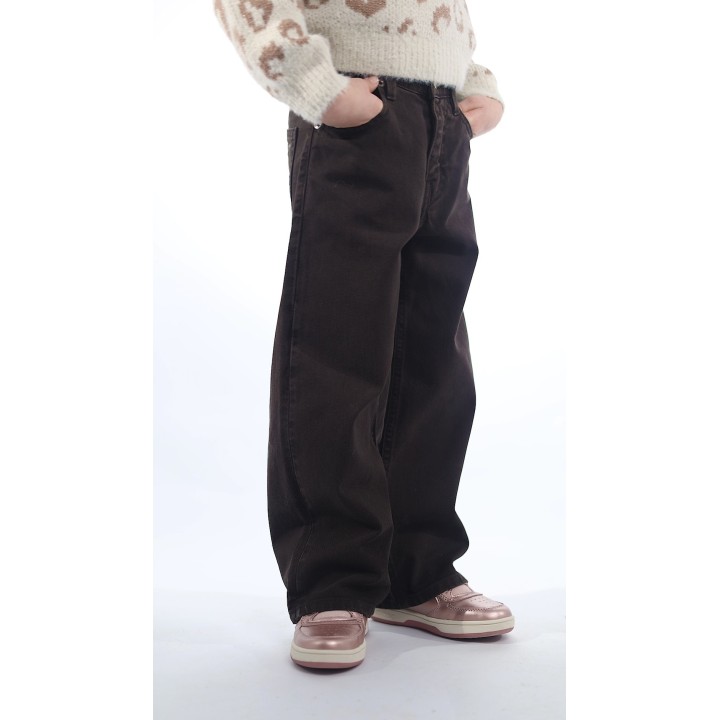Pantalon Fille Coupe Large – Confort & Style Tendance