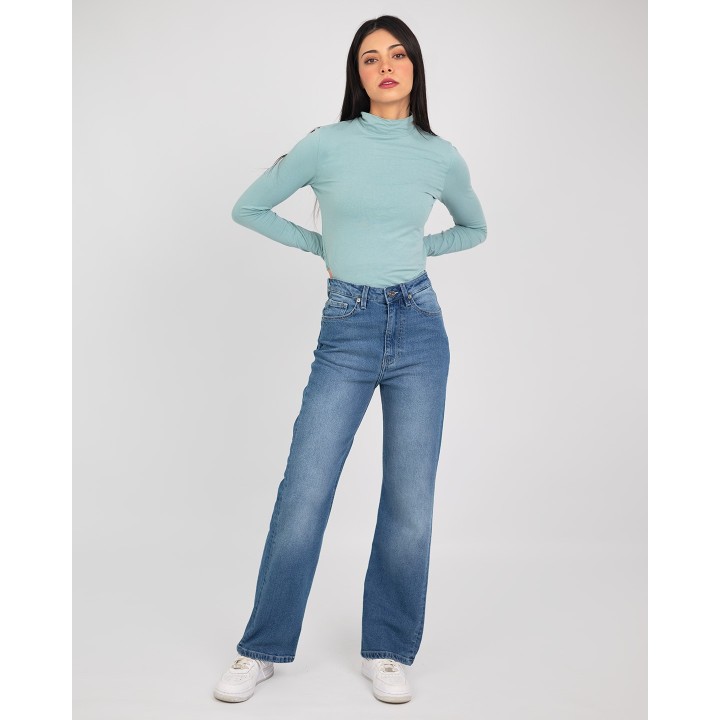 Pantalon droite super taille haute