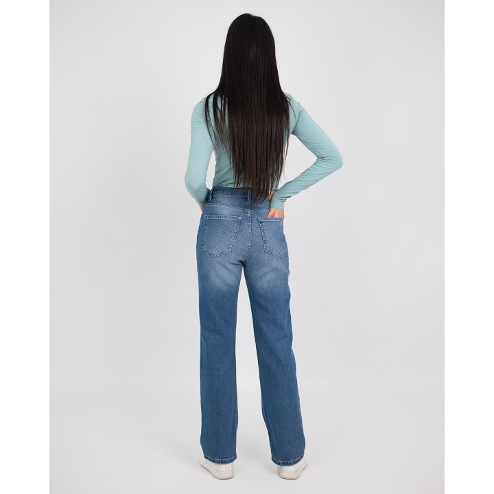 Pantalon droite super taille haute