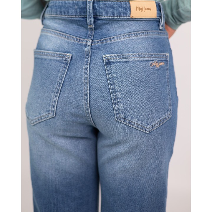 Pantalon droite super taille haute