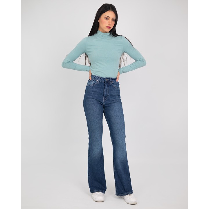 Jean flare super taille haute