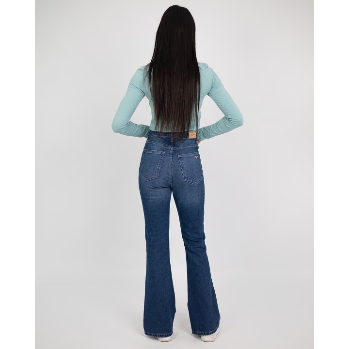 Jean flare super taille haute
