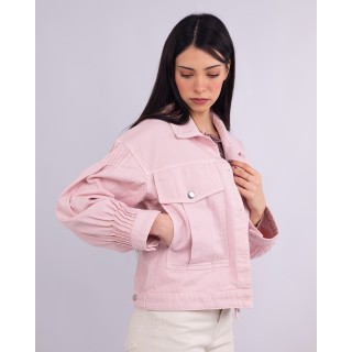 Veste marron courte oversize