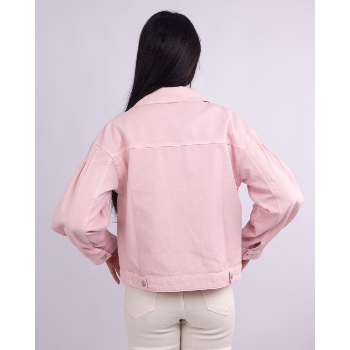 Veste marron courte oversize