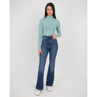 pantalon bleu avec strasse