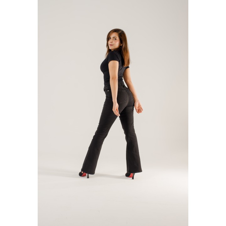 Jean flare super taille haute