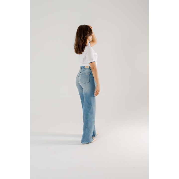 pantalon femme large avec fente