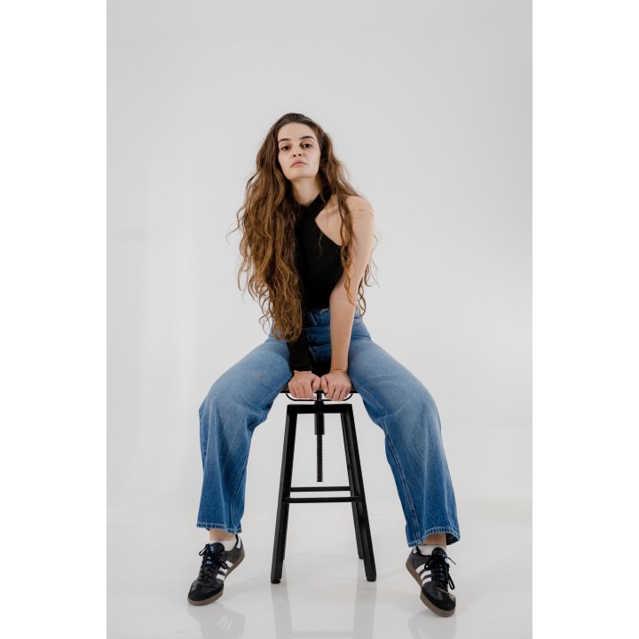Pantalon bouton croisé