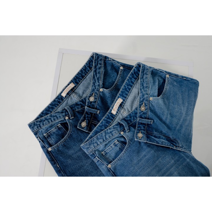 Pantalon bouton croisé